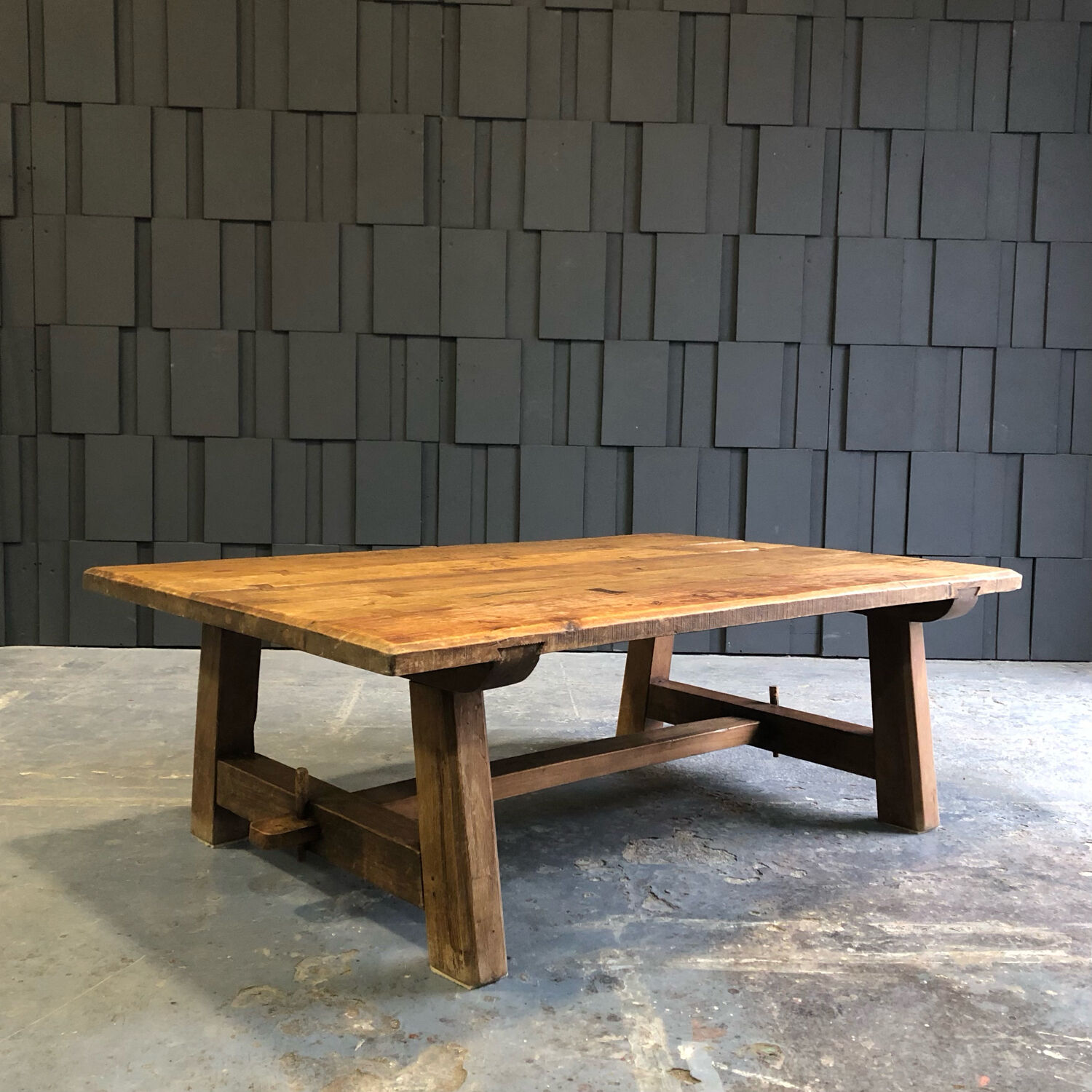 19th century wooden coffee table
