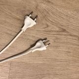 Pair of khaki Lykta lamps