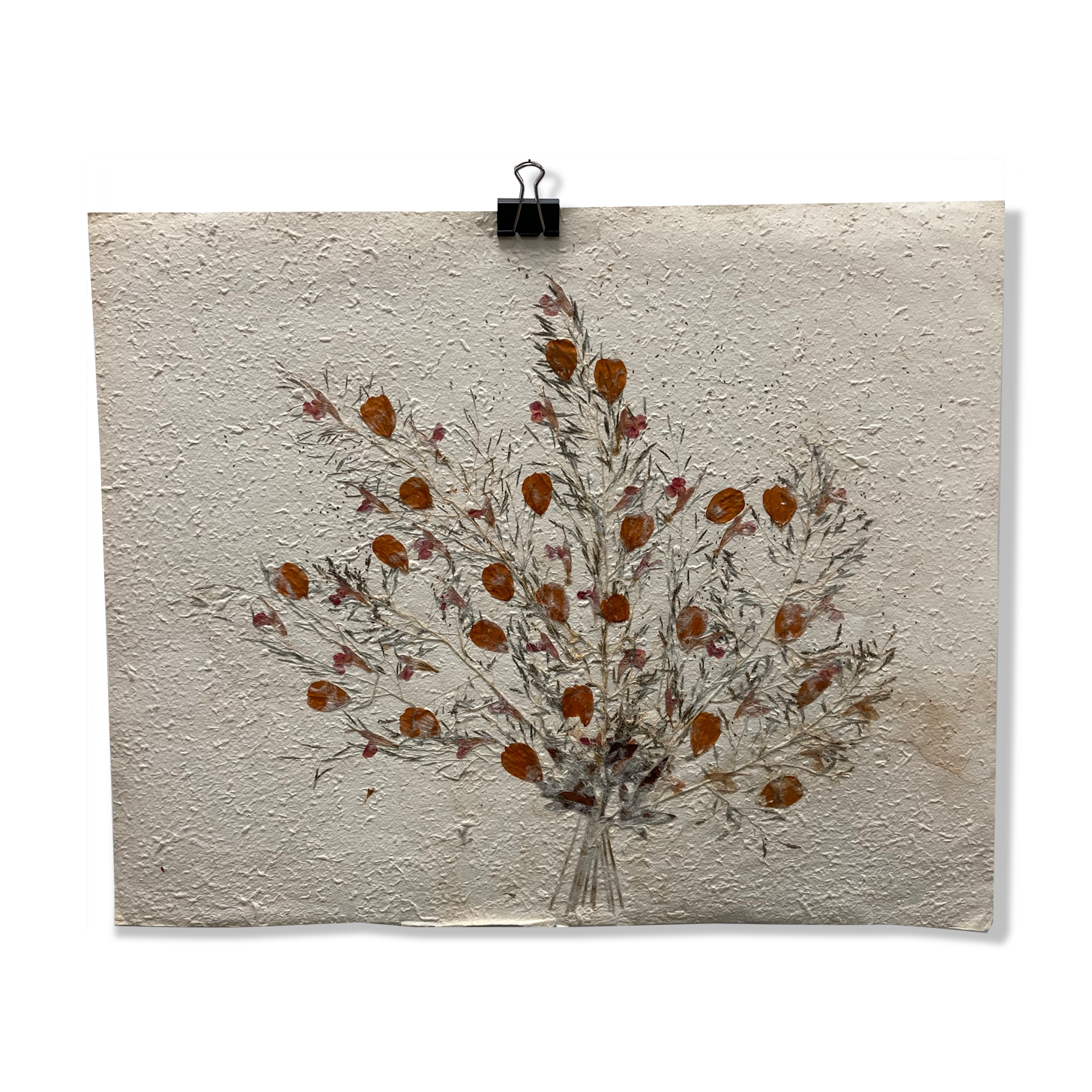 Vintage dried flower board