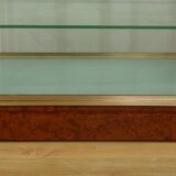 Display Cabinet in Brass and Elm – 1950