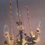 Restoration bronze chandelier