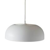 White pendant lamp, Danish design, production: Denmark