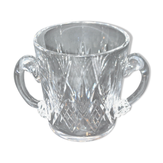 CRISTALLERIE LORRAINE LEMBERG Junon cut crystal ice bucket Chantilly style