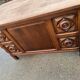 Spanish desk from the 19th century in solid wood 120x65cm