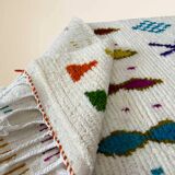 Beni Ouarain Berber Rug • Colorful Geometric Patterns
