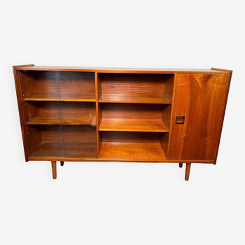 Mid century retro vintage teak bookcase sideboard