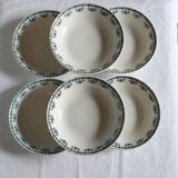 6 St Amand soup plates