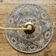 Suspension abat-jour vintage en verre - collection vaisselle -