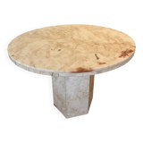 Pink Marble Dining Table (Small, 4 Seater)