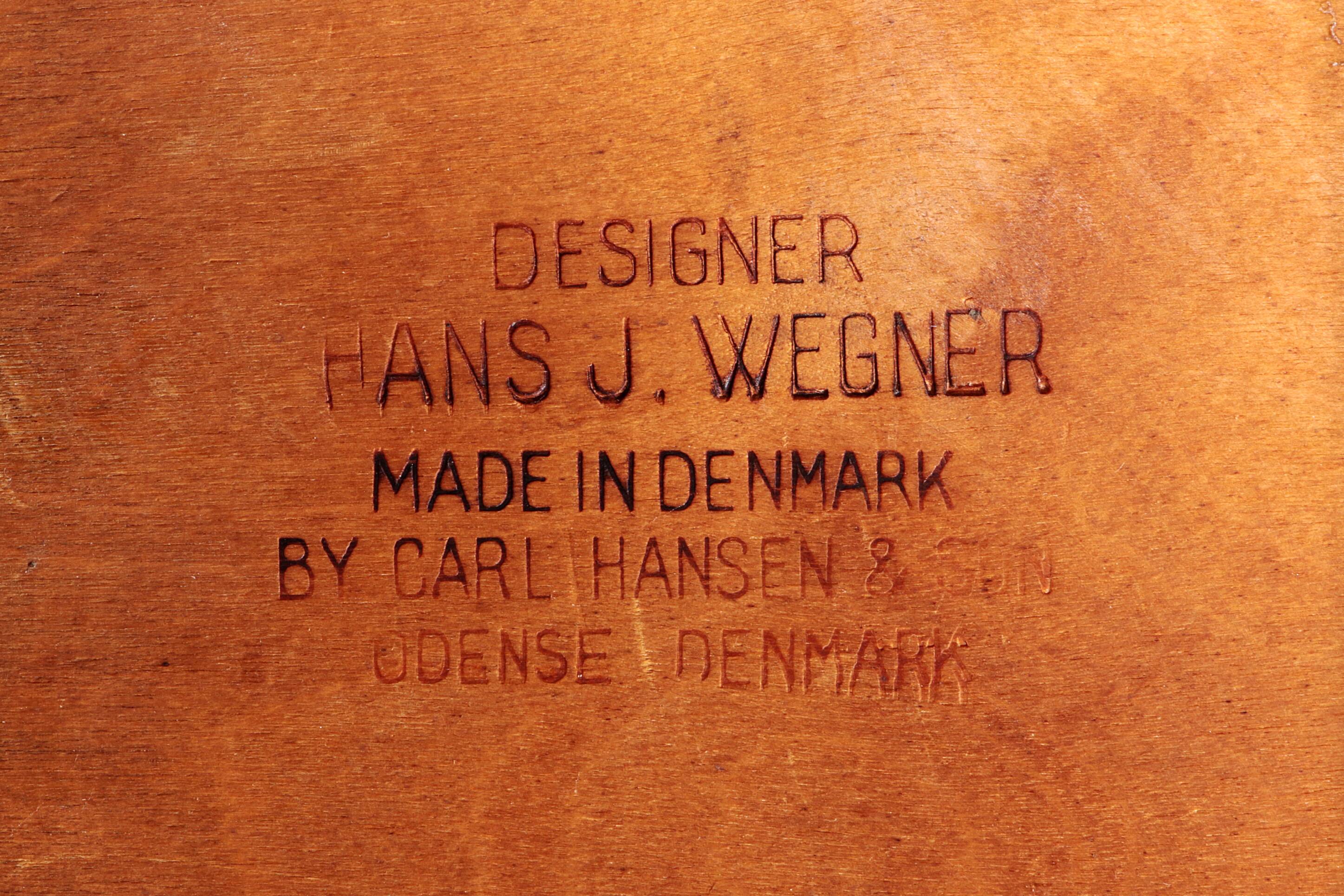 Complete Dining Room Set: 8 Teak CH-29 Sawbuck Chairs & AT 310 Table