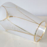 Frosted hanging lamp, vintage