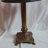 Empire style pedestal table lion's feet