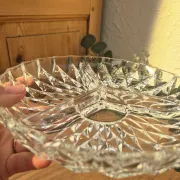 Vintage compartmentalised plate