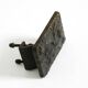 Massive, heavy 1970s Brutalist bronze push handle by Alpan Germany