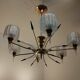 Light fixture from the 40s/50s with 6 arms.