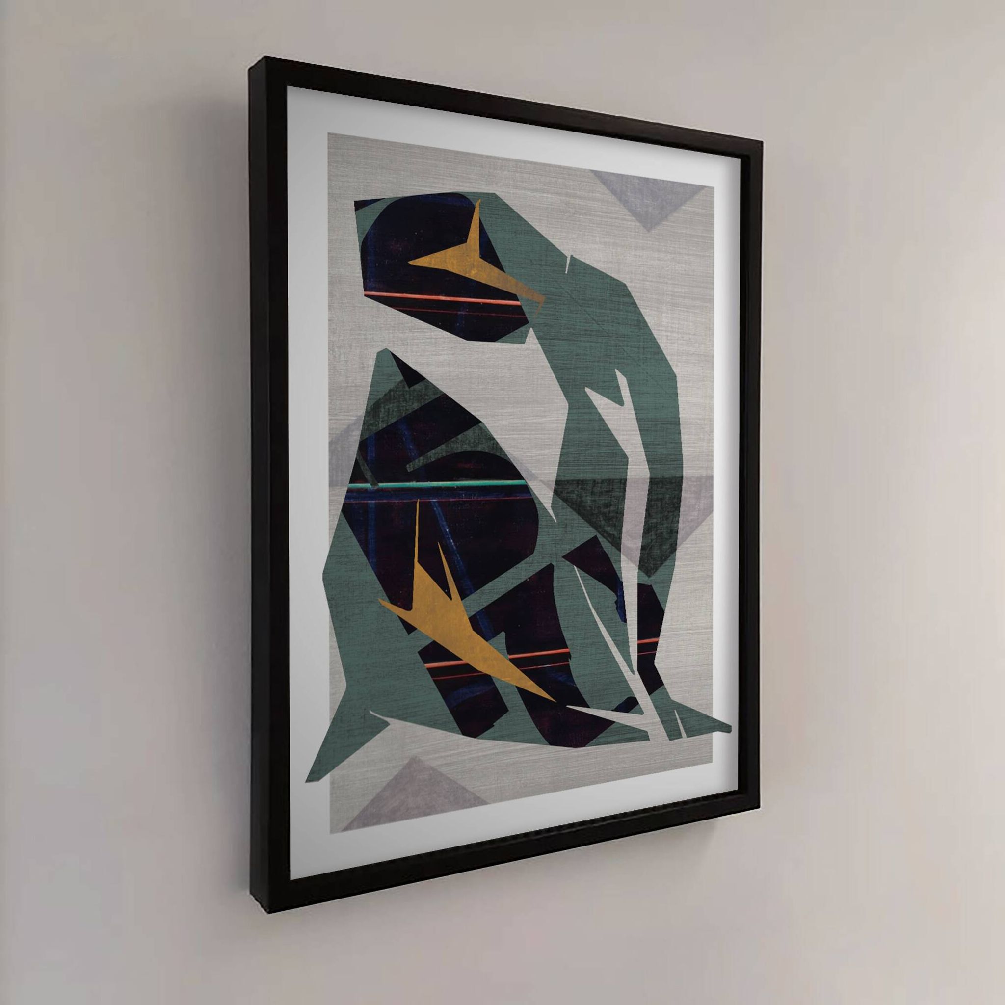 Contemporary art print Green Nude