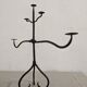 Wrought iron candlestick XIXth