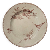 Sarreguemines Digoin iron earth plate