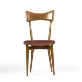 Set of 6 vintage dining chairs by Ico Parisi for Ariberto Colombo, Cantù