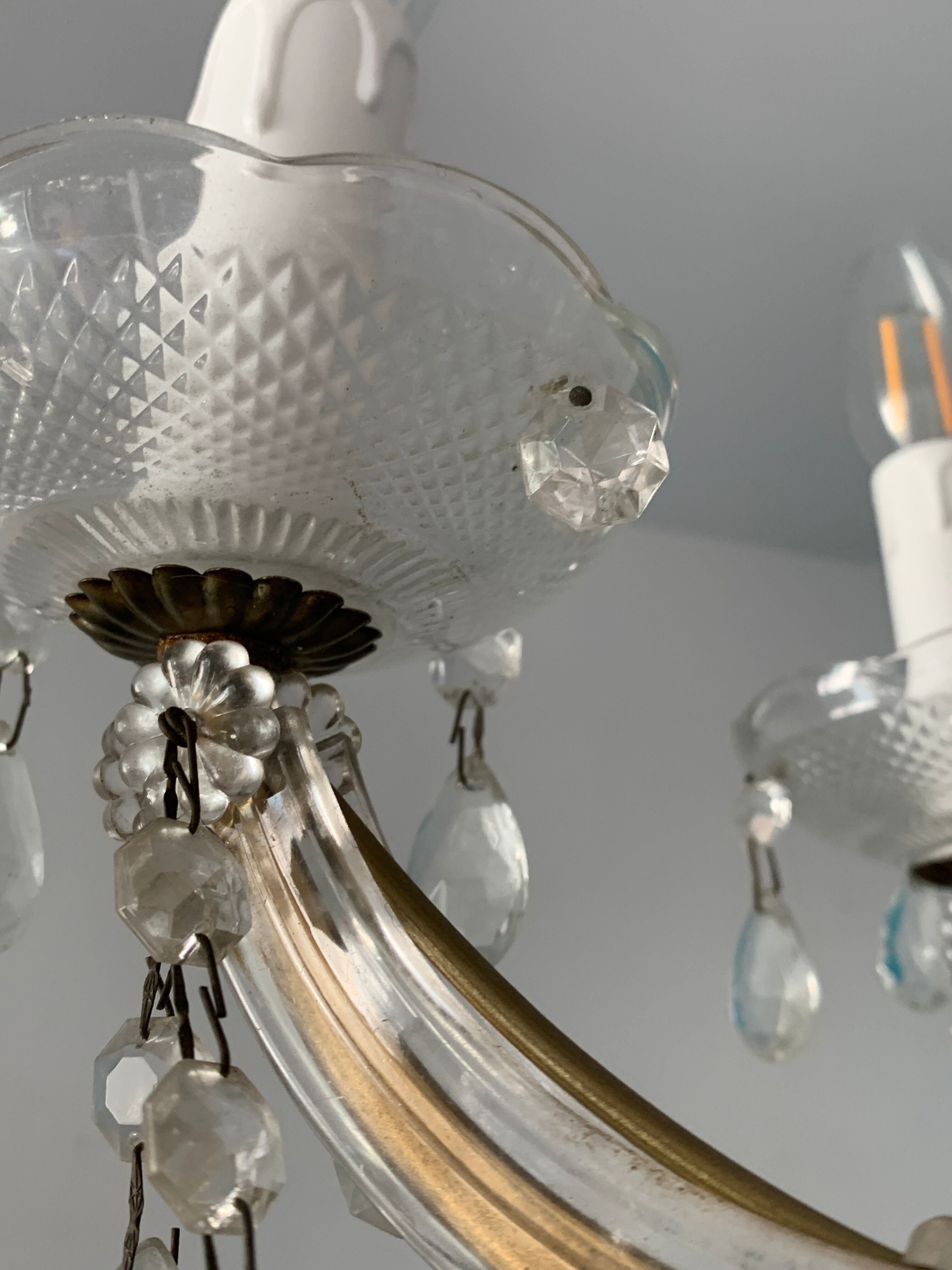 Lustre Marie Thérèse, 8 pampille fires, 1970