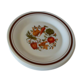 Flat vegetable plates arcopal france l2