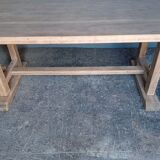 Farmhouse table / countryside natural solid wood