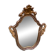 Miroir baroque doré à la feuille style Louis XV du 19ème