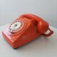 Vintage orange dial telephone
