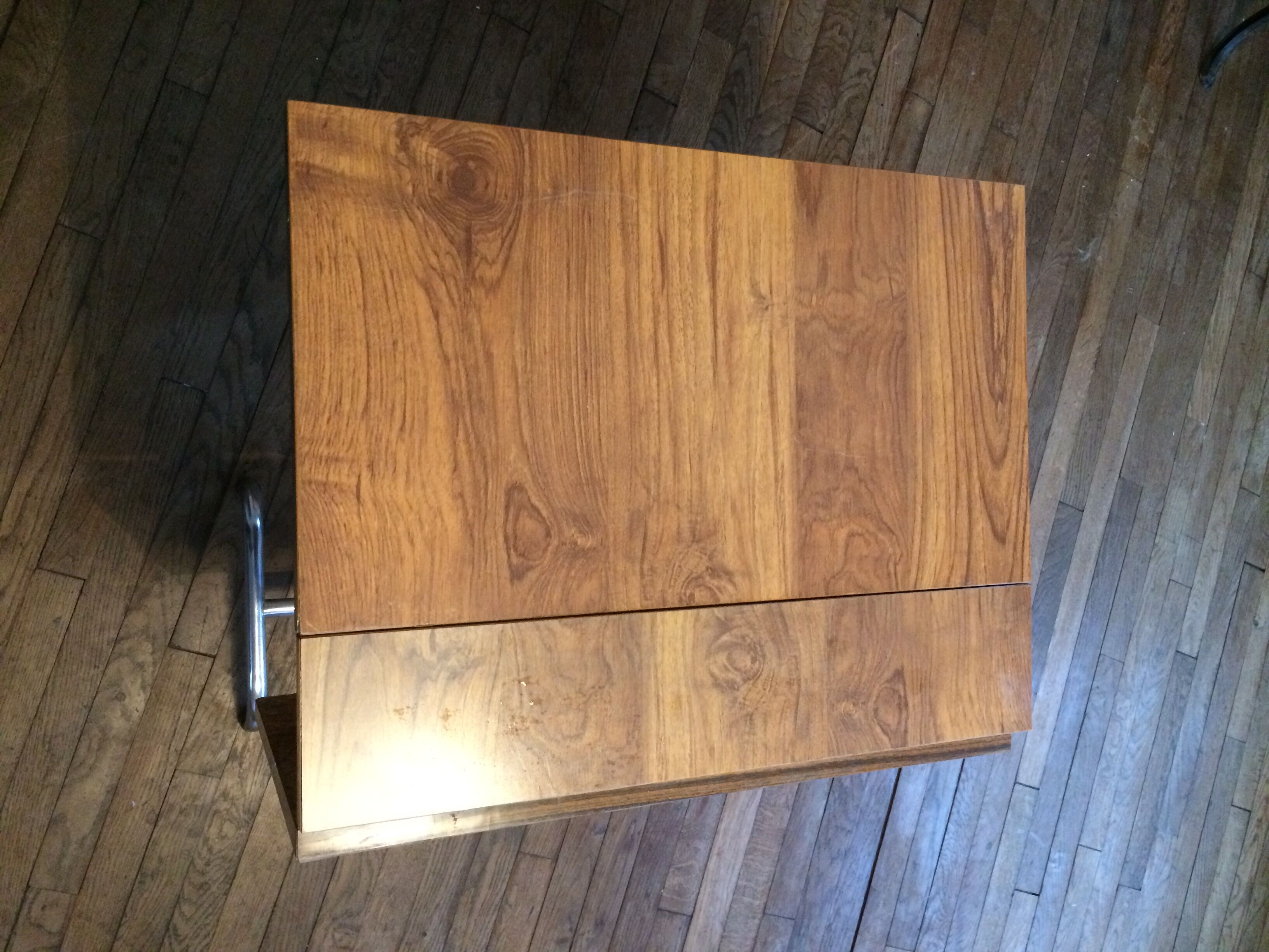 Formica table with folding flaps