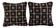 Lot de 2 housses de coussin kilim vintage 48x48 cm