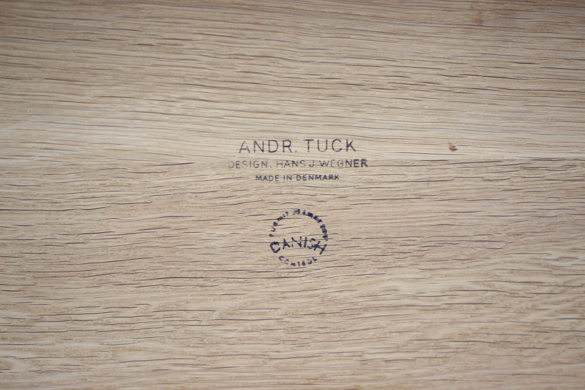 1960s Hans J Wegner Solid Oak Coffee Table 'AT-15' for Andreas Tuck, Denmark