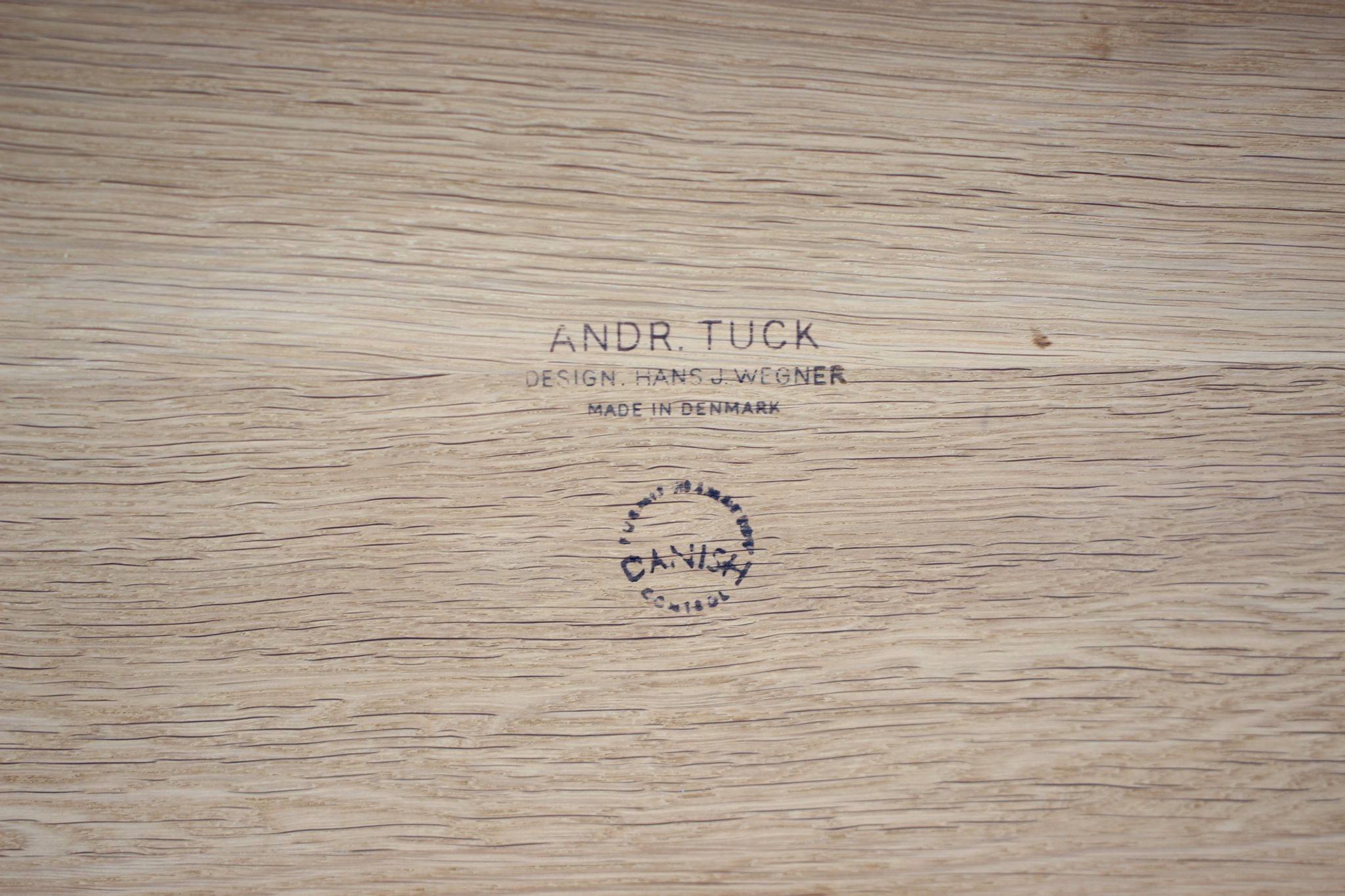 1960s Hans J Wegner Solid Oak Coffee Table 'AT-15' for Andreas Tuck, Denmark