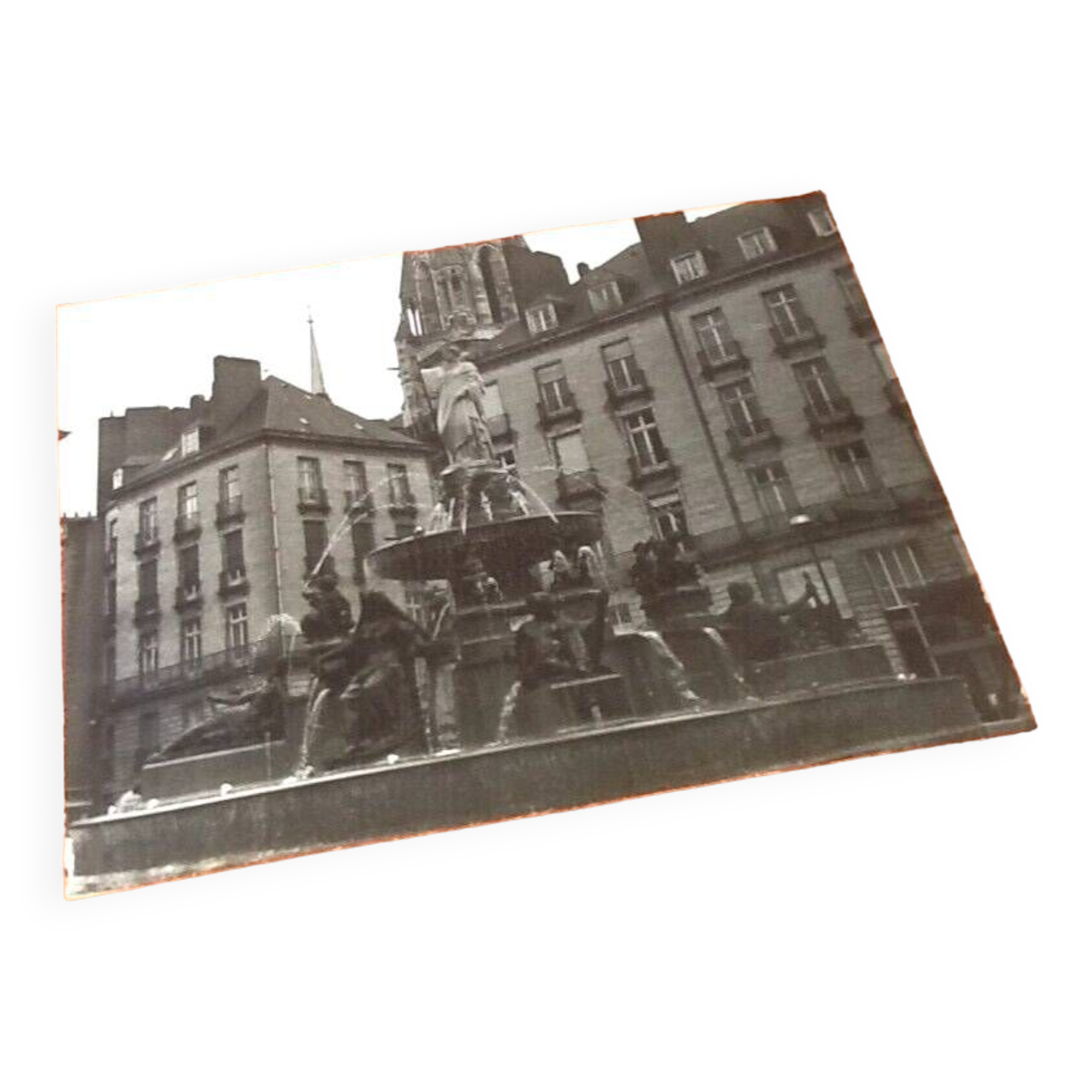 Old photograph Nantes (Loire-Atlantique) La Place Royale