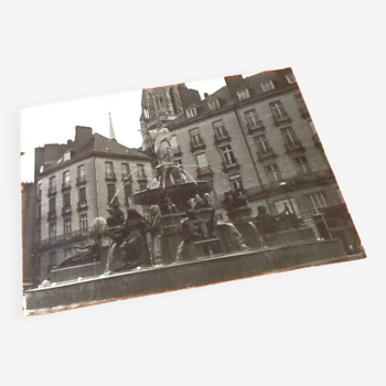 Old photograph Nantes (Loire-Atlantique) La Place Royale