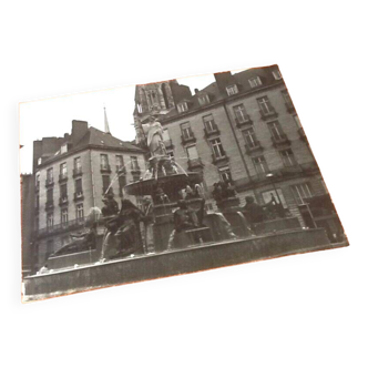 Old photograph Nantes (Loire-Atlantique) La Place Royale