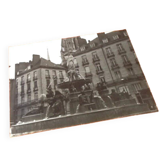 Photographie ancienne Nantes (Loire-Atlantique) La Place Royale