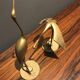 Paire de cigognes deco en laiton