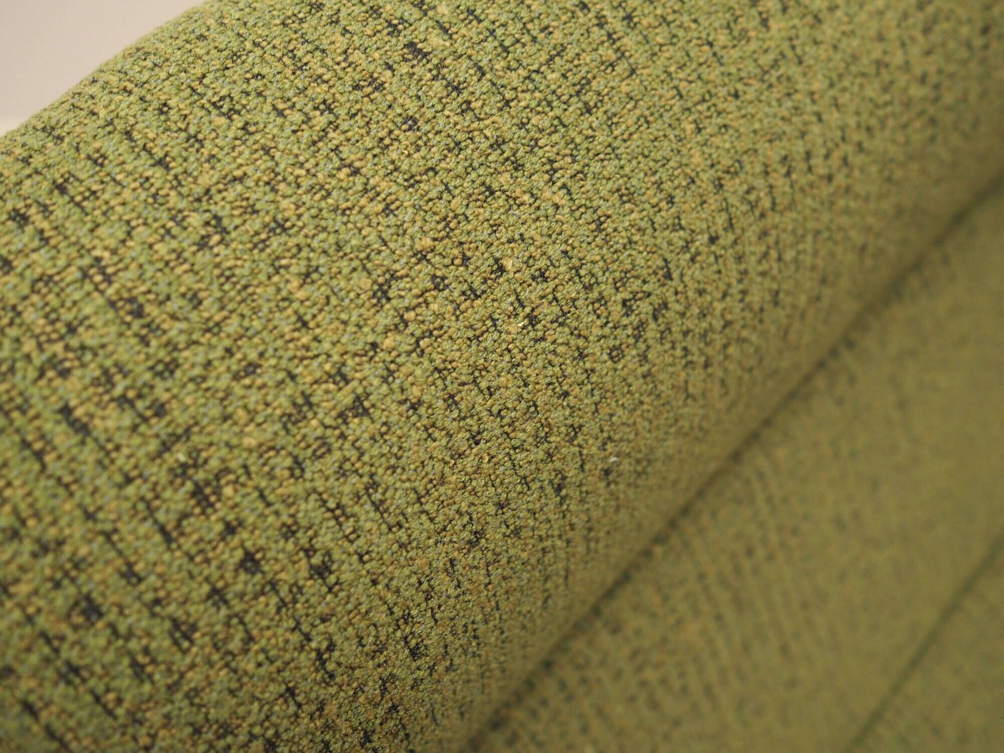 Fauteuil vert, design danois, années 1970, fabrication : Horsens Møbelfabrik