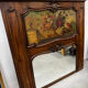 Antique grand trumeau fireplace mirror
