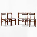 Set of 6 chairs from the 60s