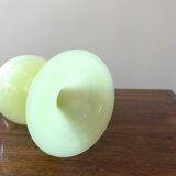 Soliflore in opaline yellow glass