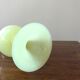 Soliflore in opaline yellow glass