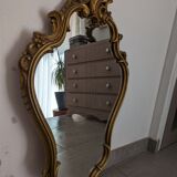 Louis XV style wooden mirror