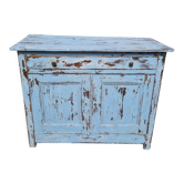 Blue patinated sideboard