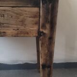 Old desk console entrance cabinet