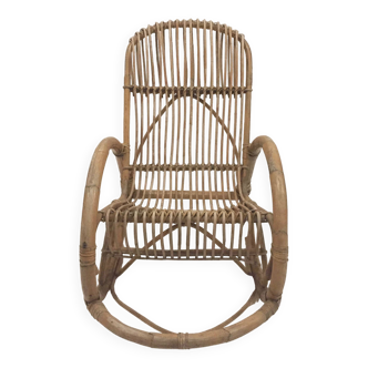 Rattan rocking chair