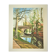 "The Little Bridge," oil on canvas by P. Berton
