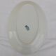 Oval dish in Earthenware of Saint Amand model turgot Iron Earth diam 35.5 cm