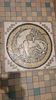 • Large marble art mosaic, Romanesque inspiration - 50 cm
