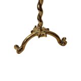 Antique Style Brass Candlesticks, mid 20th century